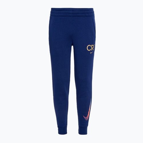 Pantaloni pentru copii Nike CR7 Club Fleece blue void/metallic gold