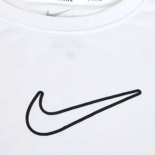 Tricou pentru copii Nike One Dri-Fit white/black