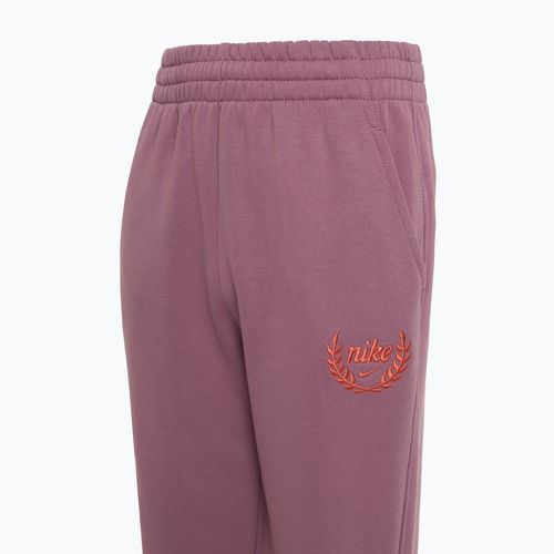 Pantaloni pentru copii Nike Sportswear Club Fleece plum dust/light wild mango