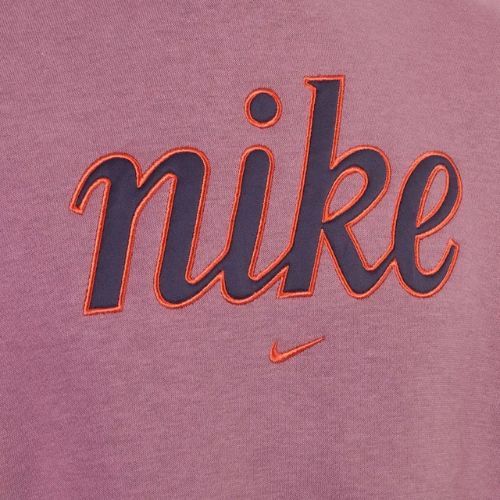 Bluză pentru copii Nike Sportswear Club Fleece plum dust/light wild mango