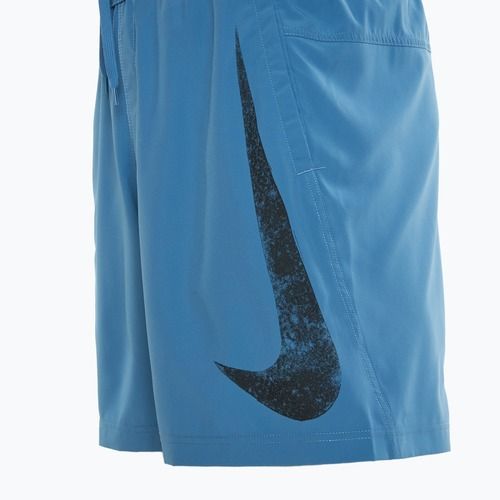 Pantaloni scurți pentru bărbați Nike Form Swoosh Dri-Fit 7" aegean storm/black