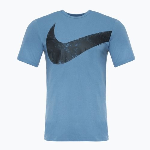 Tricou pentru bărbați Nike Hyverse Swoosh Dri-Fit aegean storm/black