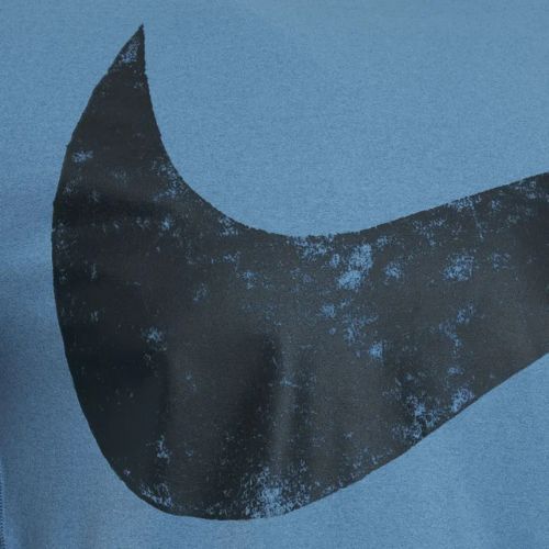 Tricou pentru bărbați Nike Hyverse Swoosh Dri-Fit aegean storm/black