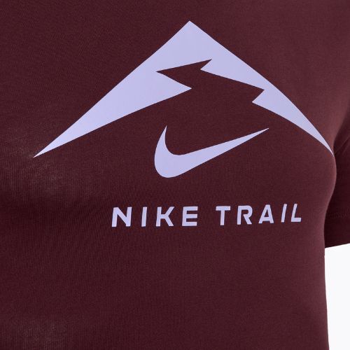 Tricou de alergare pentru bărbați Nike Dri-Fit UV burgundy crush