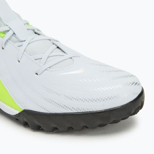 Încălțăminte de fotbal pentru copii Nike Phantom GX 2 Academy TF metallic silver/volt/black