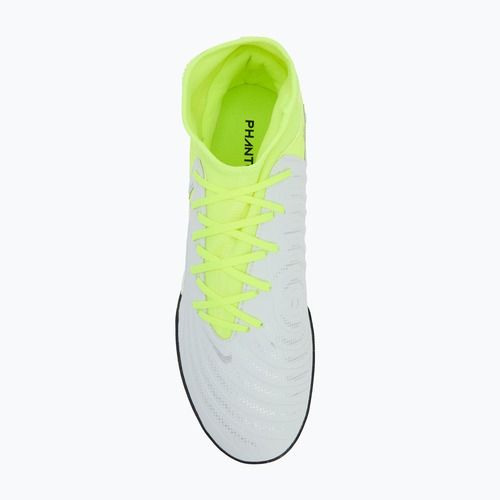 Încălțăminte de fotbal pentru bărbați Nike Phantom Luna II Academy TF metallic silver/volt/black