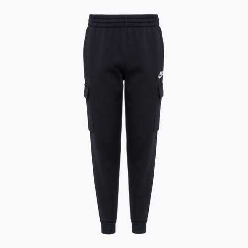 Pantaloni pentru copii Nike Sportswear Club Fleece black/black/white