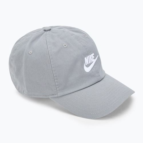 Șapcă Nike Club Unstructured Futura Wash particle grey/white