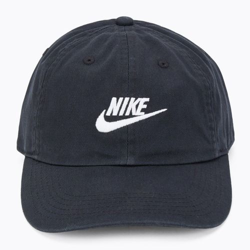 Șapcă pentru copii Nike Club Unstructured Futura Wash white/black