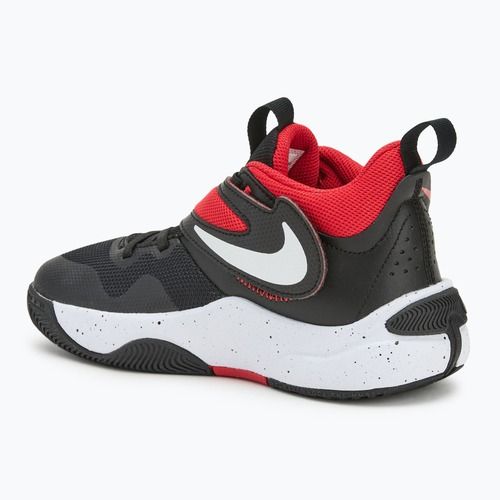 Încălțăminte de baschet pentru copii Nike Team Hustle D11 black/ white/ university red
