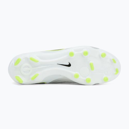 Încălțăminte de fotbal pentru bărbați Nike Tiempo Legend 10 Academy FG/MG metallic silver/volt/black