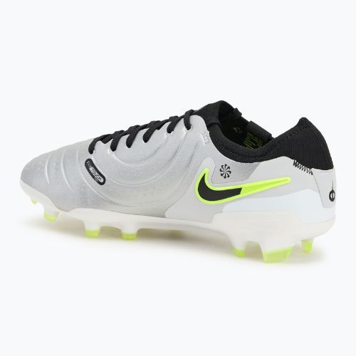Încălțăminte de fotbal pentru bărbați Nike Tiempo Legend 10 Pro FG metallic silver/volt/black