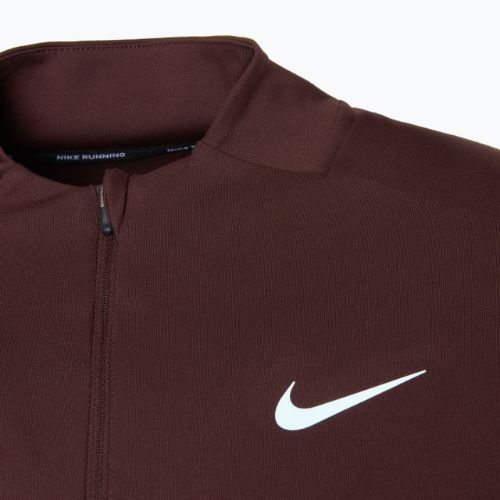 Longsleeve de alergare pentru bărbați Nike Dri-FIT Element 1/2-Zip burgundy crush