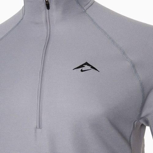 Bluză de alergare pentru bărbați Nike Trail Dri-Fit 1/2 Zip cement grey/black
