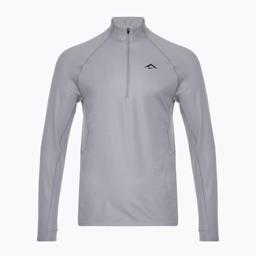 Bluză de alergare pentru bărbați Nike Trail Dri-Fit 1/2 Zip cement grey/black