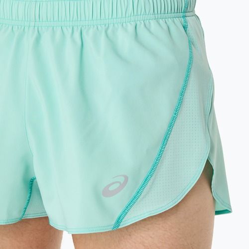 Pantaloni scurți de alergare pentru bărbați ASICS Core Split Short oasis green