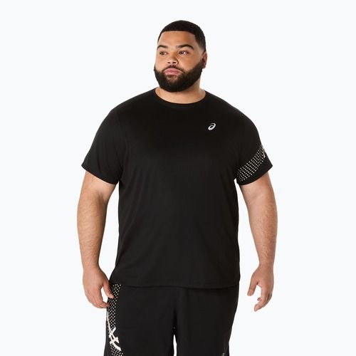 Tricou de alergare pentru bărbați ASICS Icon SS Top performance black