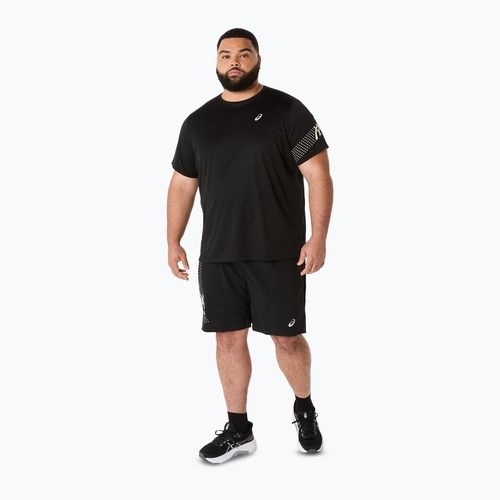 Tricou de alergare pentru bărbați ASICS Icon SS Top performance black