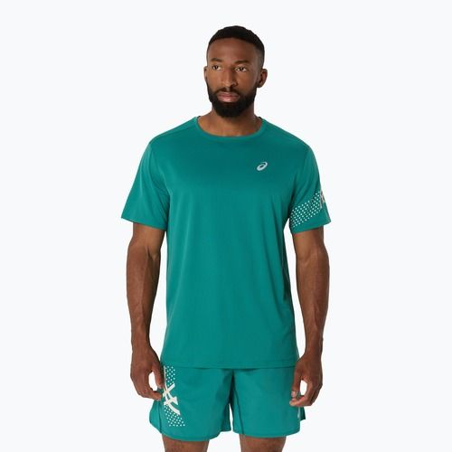Tricou de alergare pentru bărbați ASICS Icon SS Top rainy lake