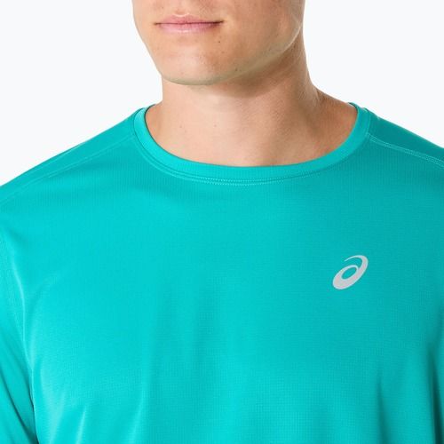 Tricou de alergare pentru bărbați ASICS Icon SS Top wave teal
