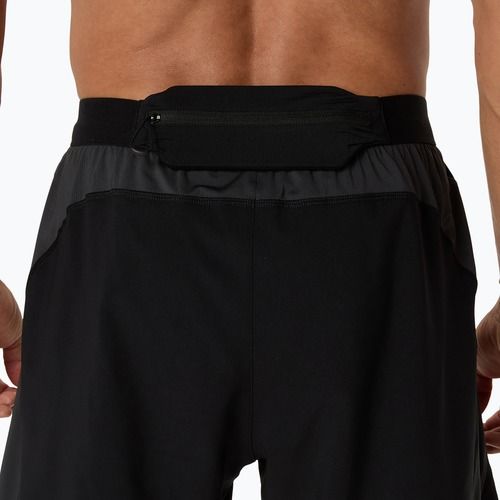 Pantaloni scurți de alergare pentru bărbați ASICS Road 2N1 7IN performance black/graphite grey