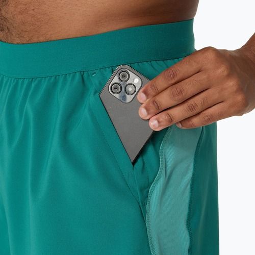 Pantaloni scurți de alergare pentru bărbați ASICS Road 5IN rainy lake/light teal