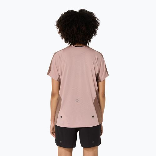 Tricou de alergare pentru femei ASICS Fujitrail Elite Top neutral pink/taupe grey