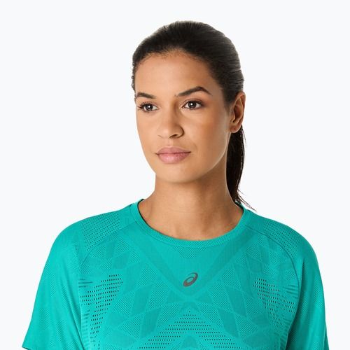 Tricou de alergare pentru femei ASICS Metarun SS Top wave teal