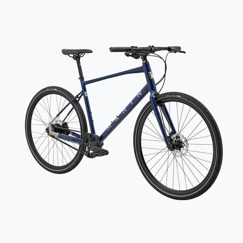 Bicicletă de oraș Marin Presidio 3 700C gloss navy/dark silver/silver cyan