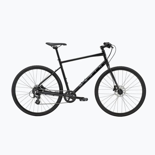 Bicicletă de oraș Marin Presidio 1 700C gloss metallic black/charcoal/blue
