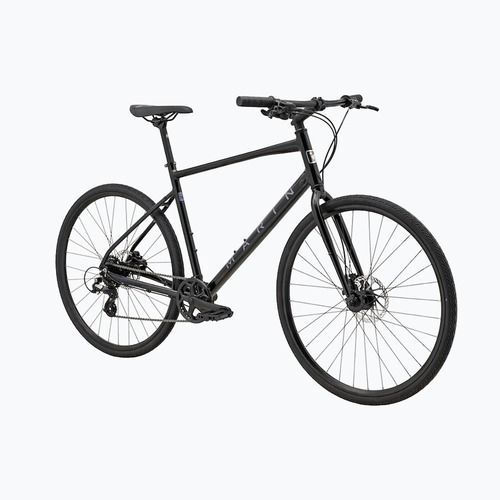 Bicicletă de oraș Marin Presidio 1 700C gloss metallic black/charcoal/blue