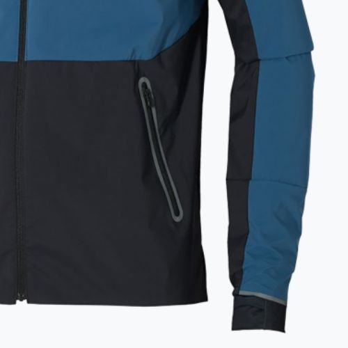 Geacă de alergare pentru bărbați Mizuno Premium Warm blue wing teal