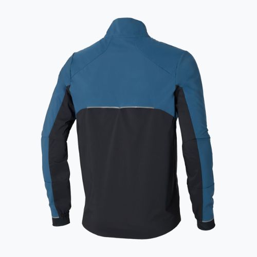 Geacă de alergare pentru bărbați Mizuno Premium Warm blue wing teal