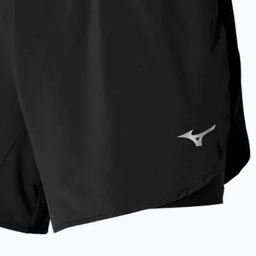 Pantaloni scurți de alergare pentru femei  Mizuno 2in1 4.5 black