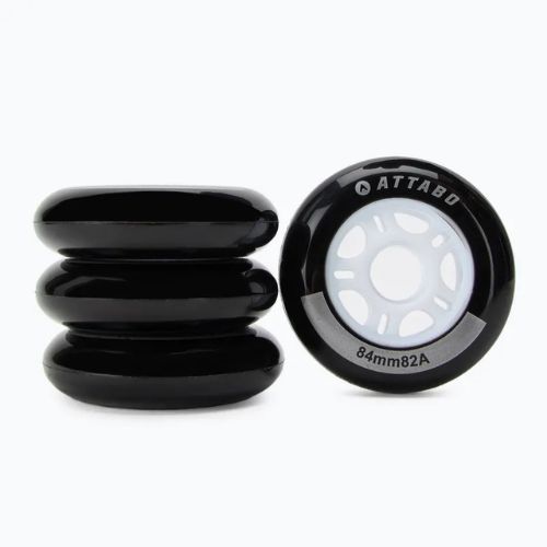 Roți pentru role ATTABO Wheels 84 mm 4 buc. negru