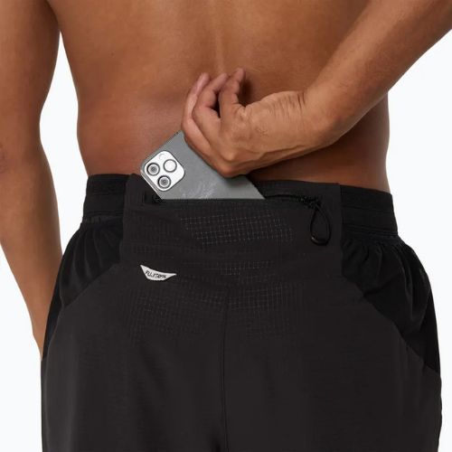 Pantaloni scurți de alergare pentru bărbați ASICS Fujitrail Elite performance black