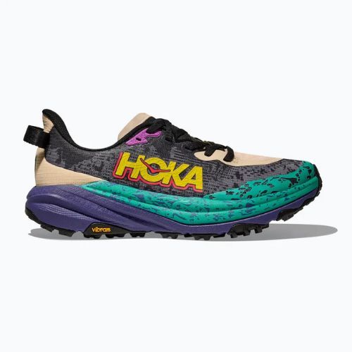 Pantofi de alergare pentru femei HOKA Speedgoat 6 oatmeal/mountain iris