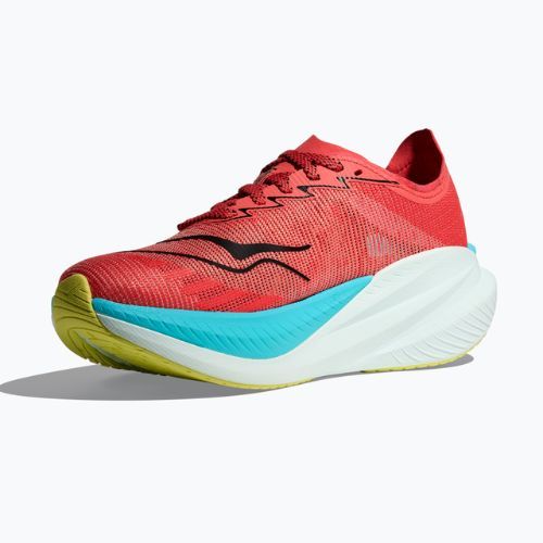 Pantofi de alergare pentru femei HOKA Mach X 2 grapefruit/electric coral