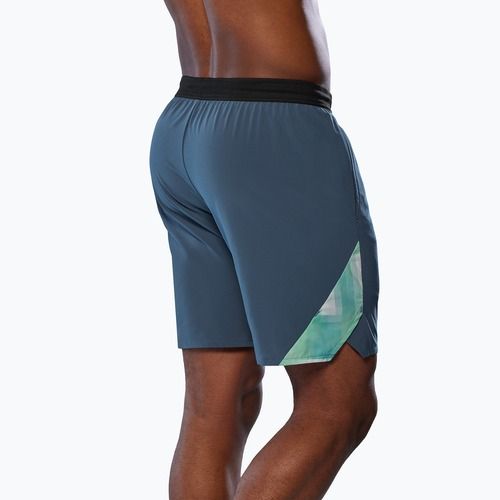 Pantaloni scurți pentru bărbați Mizuno Frontier 8 in Amplify vintage indigo