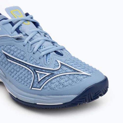 Încălțăminte de tenis pentru femei Mizuno Wave Exceed Tour 6 CC bel air blue/ bellwether blue/ white