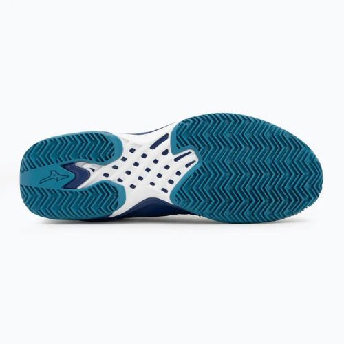 Încălțăminte de tenis pentru bărbați Mizuno Wave Exceed Tour 6 CC bellwether blue/ white/ fjord blue