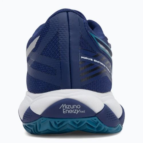 Încălțăminte de tenis pentru bărbați Mizuno Wave Enforce Tour 2 CC bellwether blue/ white/ fjord blue