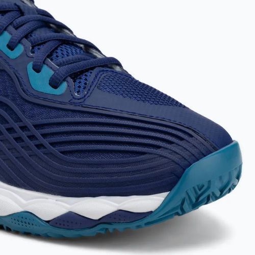 Încălțăminte de tenis pentru bărbați Mizuno Wave Enforce Tour 2 CC bellwether blue/ white/ fjord blue