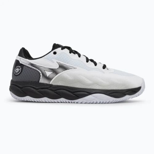 Încălțăminte de tenis pentru bărbați Mizuno Wave Enforce Court CC white/ black/ iron gate