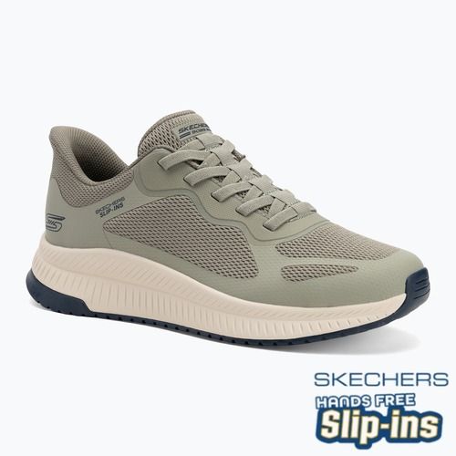 Încălțăminte pentru bărbați SKECHERS Bobs Squad 4 olive