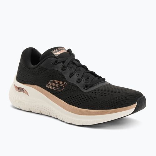 Încălțăminte pentru femei SKECHERS Arch Fit 2.0 Glow The Distance black/rose gold