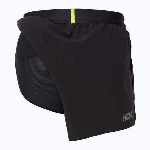 Pantaloni scurți de alergare pentru bărbați HOKA Race Day Split black