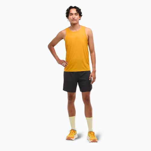 Tricou de alergare pentru bărbați HOKA Airolite Run Tank varsity yellow