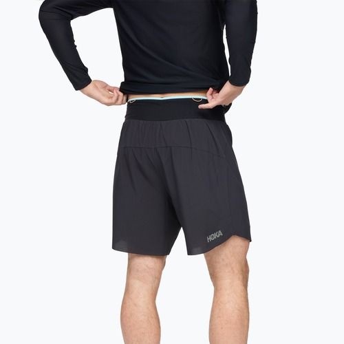 Pantaloni scurți de alergare pentru bărbați HOKA Skyglide black