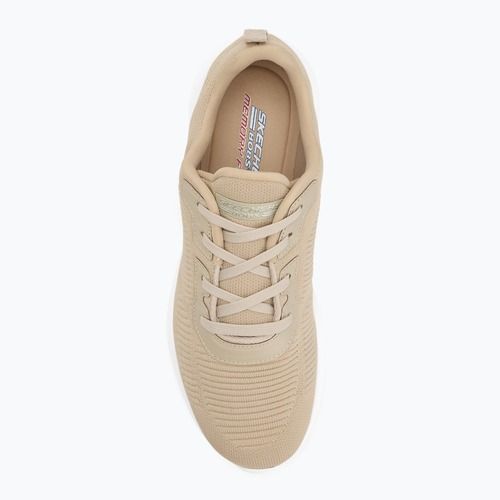 Încălțăminte pentru femei SKECHERS Bobs Sport Squad Tough Talk beige